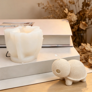 6 styles de moules en silicone pour bougies animales tricotées, formes 3D réaliste de tortue/baleine/ours/chien/<span class=keywords><strong>licorne</strong></span>, moule en résine/plâtre pour <span class=keywords><strong>décoration</strong></span> intérieure - Product Image 4