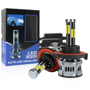 Ampoule de voiture Gicoo X8 360 H11 H7 LED 9006 Canbus Accessoires auto 360 12V H13 H4 9005 Kit de phares LED 9005 H4 - Product Image 1