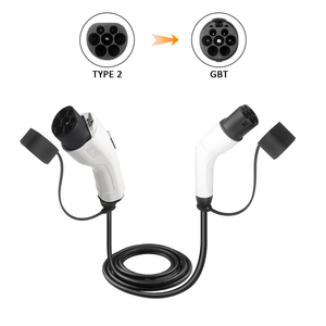 สายชาร์จรถยนต์ไฟฟ้า EU ไปยังจีน แบบ Type 2 เป็น GB/T <span class=keywords><strong>32A</strong></span> 7KW 22KW สีขาว กันน้ำ ทนทาน - Product Image 3