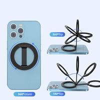 Support de téléphone flexible à double aimant en alliage d'aluminium N52 super puissant, avec logo personnalisé OEM ODM, pour bureau et salle de sport, avec télécommande.