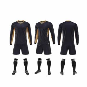 25-26 Neue Modelle Langarm American Football Wear Fußball trikot Custom Plus Size Uniformen Torwart Sublimiert - Product Image 6