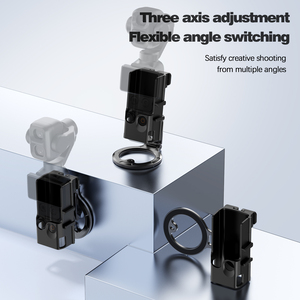 Nouveau support d'accessoires pour caméra sportive, cage métallique magnétique compatible avec <span class=keywords><strong>DJI</strong></span> <span class=keywords><strong>Osmo</strong></span> <span class=keywords><strong>Pocket</strong></span> 4/4Pro, emballé - Product Image 6