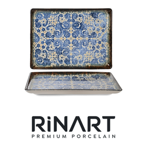 Bandeja Rectangular Rinart Bluet, Impresión Digital Premium, Porcelana Fina, 30 x 22 cm, para Restaurante, Hotel, Vajilla al por Mayor - Product Image 4