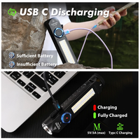 Lampe torche LED Sofirn IF23 PRO 5000lm super lumineuse, avec base magnétique, rechargeable par USB-C, batterie 21700, étanche IP66, lumière latérale RGB