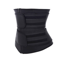 Ceinture de sudation amincissante double pour le ventre, avec contrôle ferme, pour le yoga, avec boutons décoratifs, grande taille pour adolescentes