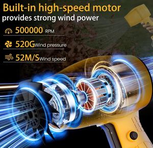 Souffleur d'air portable industriel de qualité DIY, à batterie lithium, moteur à balais, vente en gros - Product Image 6