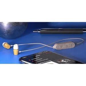 Earphones <b>Hemp</b> bamboo fiber wheat ecological gadgets - Product Image 1