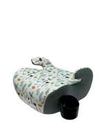 Coussin rehausseur pour enfant Ogolee certifié ECE R129/04 I-Size, 6-12 ans, tissu doux lavable, cadre en HDPE, porte-gobelet en option, 36 kg