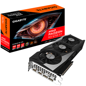การ์ดจอ GIGABYTE <span class=keywords><strong>Radeon</strong></span> RX <span class=keywords><strong>6750</strong></span> <span class=keywords><strong>XT</strong></span> GAMING OC 12G สำหรับเล่นเกม พร้อมหน่วยความจำ GDDR6 รองรับการโอเวอร์คล็อก - Product Image 1
