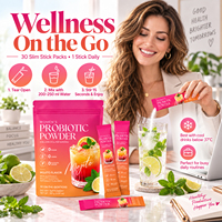 Poudre Probiotique VitaHall pour Femmes 5 Milliards d'UFC Saveur Mojito, Favorise la Santé Intestinale et l'Équilibre Digestif 0% Sucre 30 Sachets 150g