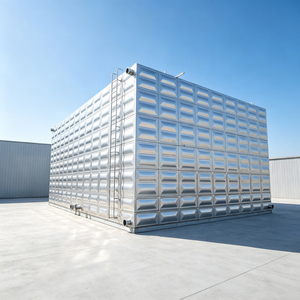 Prix du réservoir d'eau en acier inoxydable |   Citerne de stockage en panneaux SS304 à prix compétitif, <span class=keywords><strong>devis</strong></span> direct usine, OEM - Product Image 3