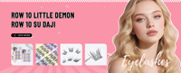 Fournitures de beauté en gros Emay – Faux cils 3D en vison synthétique, 2 paires, bande en coton, brillants, épaisseur 0,10 mm, doux, effet volume, bande complète
