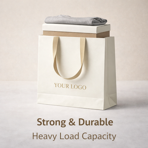 Sac shopping en papier jaune avec poignée en ruban, emballage de couleur vive pour les magasins de détail, les boutiques de cadeaux, l'utilisation de marchandises - Product Image 5