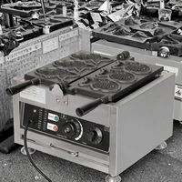 Machine à gaufres électrique commerciale Taiyaki en forme de patte de chat pour la préparation de snacks