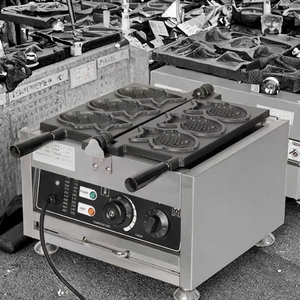 Thương mại <span class=keywords><strong>Ice</strong></span> <span class=keywords><strong>Cream</strong></span> Taiyaki máy Cá Shape Điện Waffle Maker cho Snack chuẩn bị - Product Image 3