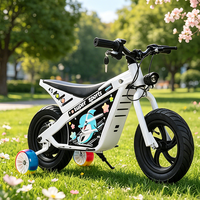 Moto cross électrique pour enfants certifiée CE, batterie lithium 24V, avec contrôle de vitesse réglable, pour le plaisir des enfants dans la cour.