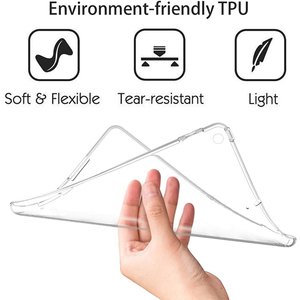 Cover posteriore Ultra sottile flessibile morbida trasparente per Apple <span class=keywords><strong>Ipad</strong></span> di ottava generazione <span class=keywords><strong>2020</strong></span> 10.2 pollici Fundas - Product Image 3