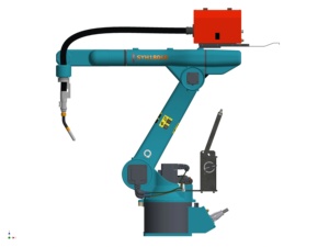 Bras de robot de soudage industriel SYH1806B à 6 axes, charge utile de 6 kg, portée de 1797 mm, haute précision pour le soudage TIG MIG Arc, chargement et déchargement - Product Image 2