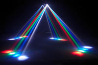 Nouvelle barre lumineuse laser magique à faisceau cyclone à quatre bras Bluemoon LED 2025, 6 en 1, discothèque, club, scène, KTV, lumière stroboscopique