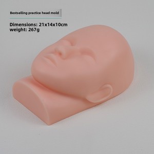 Modelo de Cabeza Humana para Extensión de Pestañas, Herramientas de Belleza, Maniquí para Práctica de Injerto de Pestañas, Modelo con Ojos Cerrados, Herramienta para Principiantes TM-01 - Product Image 5