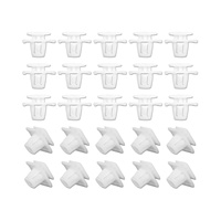 25 pièces de clips de fixation pour carrosserie automobile, attaches en plastique, clips de garniture de voiture
