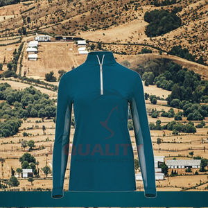 Chemises de base équestres personnalisées pour femmes, extensibles, douces, respirantes, à séchage rapide, manches longues, chemise d'équitation pour femmes - Product Image 3