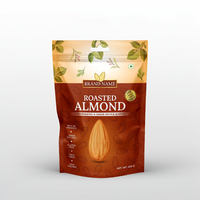 Op maat gedrukte gemengde Makhana-noot snackverpakking zakjes met matte glans afwerking, voedselveilig, flexibel, staande pouch zak