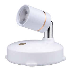 Spots <span class=keywords><strong>sans</strong></span> <span class=keywords><strong>fil</strong></span> à piles, mini lampes pour tableaux, éclairage LED intérieur à intensité variable avec télécommande, éclairage rotatif pour œuvres d'art - Product Image 3