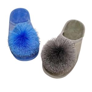 Pantofole da donna leggere per interni antiscivolo da sposa Fuzzy Memory Foam per <span class=keywords><strong>casa</strong></span> <span class=keywords><strong>con</strong></span> funzione traspirante per l'inverno - Product Image 3