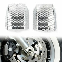 Couvre-étrier de frein avant en alliage de zinc chromé, compatible avec Touring 2014-2023, avec garantie d'un an