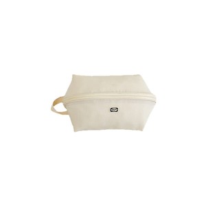 Nouvelle trousse à cosmétiques en coton et nylon, blanc cassé, portable, étanche, pour voyages d'affaires et utilisation en extérieur - Product Image 1