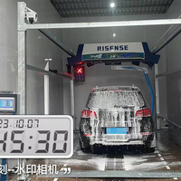Risense meilleure vente industrielle 360 entièrement automatique station de lavage de voiture sans contact