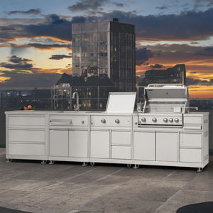 Certifié CE Personnalisé Jardin Extérieur Européen Modulaire Cuisine Extérieure Acier Inoxydable 4 Brûleurs Barbecue À Gaz Barbecue Réchaud - Product Image 4