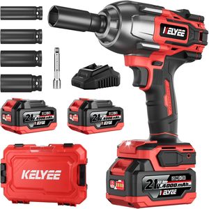 Avvitatore a impulsi brushless a batteria 21V, attacco da <span class=keywords><strong>3</strong></span>/4 pollici 1500 Nm, per impieghi gravosi per manutenzione industriale (ingrosso) - Product Image 1