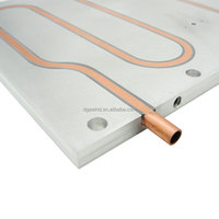 Plus grand 360mm rouleau collé refroidisseur d'azote liquide plaques froides profil en aluminium époxy Aio dissipateur de chaleur pour le refroidissement de la batterie au lithium Llithium
