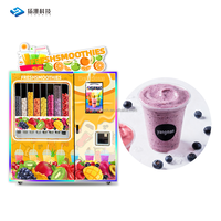 Commerciële automatische smoothie-automaat, verse fruitsap-automaat voor winkelcentra, scholen, sportscholen en attractieparken