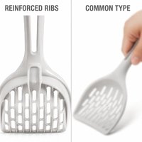 Pelle à litière pour chat en maille plastique, grande taille, outil indispensable pour le nettoyage des animaux et l'élimination des déchets