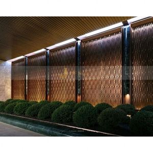 ANN9547 Sophisticated Modern Stainless Steel Coating Custom Multi-Functional <b>Decorative</b> <b>Screen</b> Partition for Upscale Projects - Product Image 5