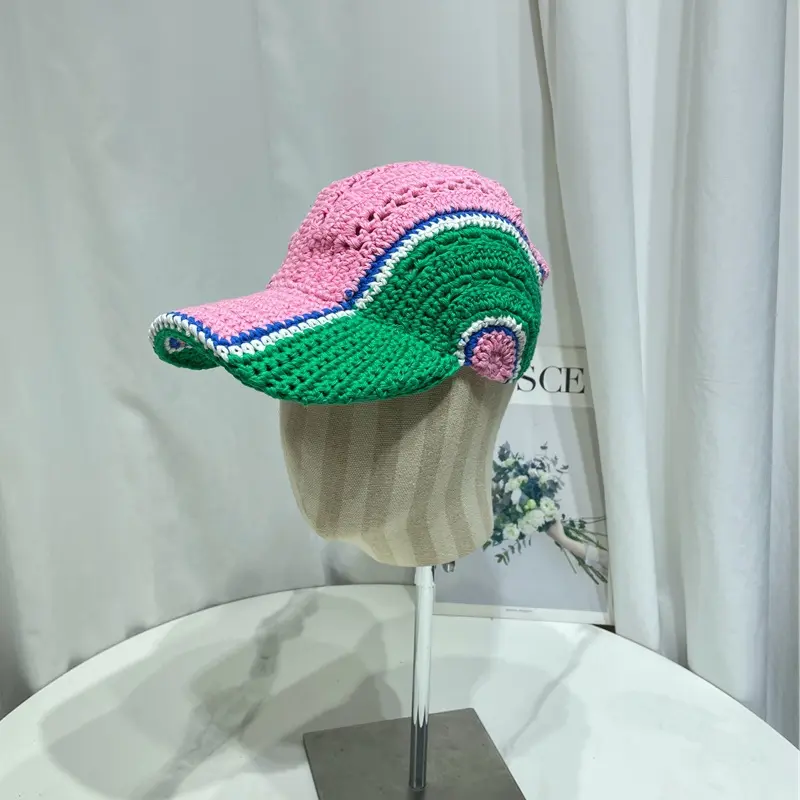 New Crochet Hats Personalized Premium Women Knitted Sports Caps Baseball Cap Hat
