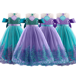Costume da Principessa per Halloween e Carnevale di <span class=keywords><strong>Elsa</strong></span>, <span class=keywords><strong>Anna</strong></span>, Aurora, Sirenetta, Moana, Sofia, Belle, Rapunzel, Jasmine e Biancaneve da TV e Film - Product Image 3