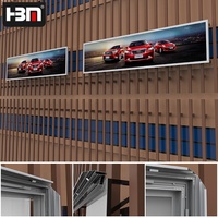Affiches murales lumineuses, présentoirs à LED, boîtes lumineuses à clipser, enseignes extérieures