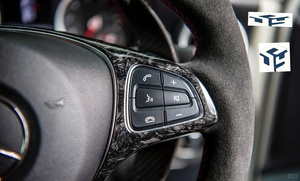 Volant en fibre de carbone forgé sur mesure de haute qualité pour Mercedes Benz W205 W176 W246 W212 <span class=keywords><strong>Classe</strong></span> A <span class=keywords><strong>Classe</strong></span> E - Product Image 6