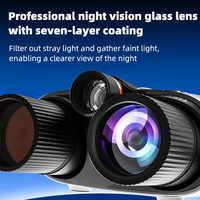 Jumelles de vision nocturne infrarouge à grand écran TFT de 3 pouces, véritable zoom numérique 4K 8X, jumelles de vision nocturne pour la chasse et le camping