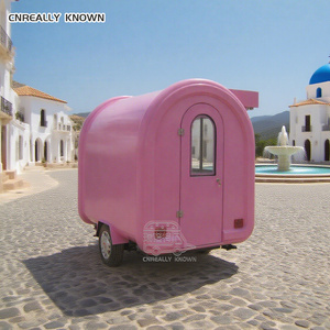 OEM Hot Dog Cart <b>Small</b> With Sink And Fridge Bbq pizza burger Mobile Food Truck Trailer - Product Image 3