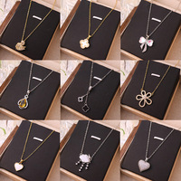 Collier en cristal anti-ternissement Resoul avec pendentif fleur délicat et tendance, bijoux de mode en gros pour femmes