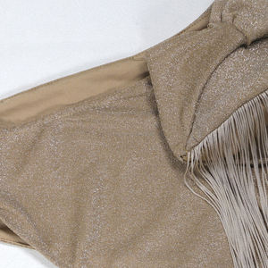 Kadınlar İçin Özel Yapım Simli Halter Saçaklı Elbiseler, Kulüp ve Kokteyl Elbisesi - Product Image 6