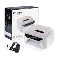 Lampe UV rechargeable pour ongles, 36 diodes lumineuses, lampe de séchage sans fil pour vernis à ongles, utilisée pour sécher tous les gels à ongles, le vernis à ongles et le nail art
