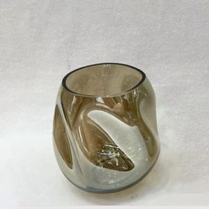 Usine directe grand Design Art déco Vase en verre transparent sur pied Vase <span class=keywords><strong>de</strong></span> table <span class=keywords><strong>de</strong></span> <span class=keywords><strong>mariage</strong></span> unique pour le salon - Product Image 1
