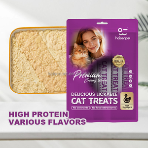 Alimento Húmedo para Gatos, Crema Nutritiva Funcional, Personalizable OEM/ODM, en Forma <span class=keywords><strong>de</strong></span> Mousse, con Tiras <span class=keywords><strong>de</strong></span> Carne Fresca - Product Image 1