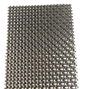 Lưới Thép Không Gỉ Lưới Dệt Kiến Trúc Cho Tủ/Màn Hình Dây Dẹt Uốn Cong Kim Loại Trang Trí - Product Image 1